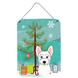 Caroline'S Treasures Christmas Tree And Westie Wall Or Door Hanging Prints Bb1598Ds1216, 16Hx12W, Multicolor