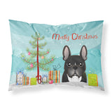 Caroline'S Treasures Bb1599Pillowcase Christmas Tree And French Bulldog Fabric Standard Pillowcase, Large, Multicolor