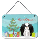 Caroline'S Treasures Christmas Tree And Japanese Chin Wall Or Door Hanging Prints Bb1602Ds812, 8Hx12W