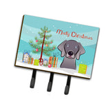 Caroline'S Treasures Bb1603Th68 Christmas Tree And Weimaraner Leash Or Key Holder, Large, Multicolor