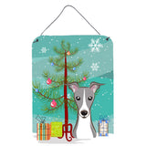Caroline'S Treasures Christmas Tree And Italian Greyhound Wall Or Door Hanging Prints Bb1608Ds1216, 16Hx12W, Multicolor
