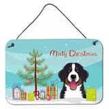 Caroline'S Treasures Christmas Tree And Bernese Mountain Dog Wall Or Door Hanging Prints Bb1609Ds812, 8Hx12W, Multicolor