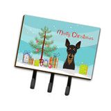 Caroline'S Treasures Bb1612Th68 Christmas Tree And Min Pin Leash Or Key Holder, Large, Multicolor