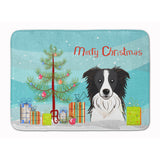 Caroline'S Treasures Christmas Tree And Border Collie Floor Mat, 19 X 27, Multicolor