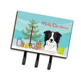 Caroline'S Treasures Bb1613Th68 Christmas Tree And Border Collie Leash Or Key Holder, Large, Multicolor