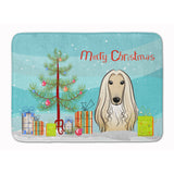 Caroline'S Treasures Christmas Tree And Afghan Hound Floor Mat, 19 X 27, Multicolor