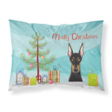 Caroline'S Treasures Bb1617Pillowcase Christmas Tree And Doberman Fabric Standard Pillowcase, Large, Multicolor