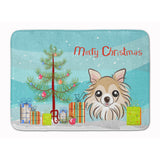 Caroline'S Treasures Christmas Tree And Chihuahua Floor Mat, 19 X 27, Multicolor