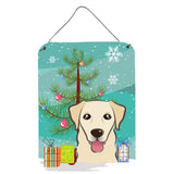 Caroline'S Treasures Christmas Tree And Golden Retriever Wall Or Door Hanging Prints Bb1624Ds1216, 16Hx12W, Multicolor
