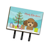 Caroline'S Treasures Bb1628Th68 Christmas Tree And Chocolate Brown Poodle Leash Or Key Holder, Large, Multicolor
