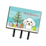 Caroline'S Treasures Bb1629Th68 Christmas Tree And White Poodle Leash Or Key Holder, Large, Multicolor