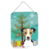 Caroline'S Treasures Christmas Tree And Jack Russell Terrier Wall Or Door Hanging Prints Bb1633Ds1216, 16Hx12W, Multicolor