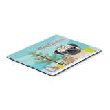 Caroline'S Treasures Christmas Tree & Fawn Pug Mouse Pad, Hot Pad Or Trivet, Multicolor (Bb1634Mp)
