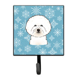 Caroline'S Treasures Bb1651Sh4 Snowflake Bichon Frise Leash Or Key Holder, Small, Multicolor