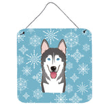 Caroline'S Treasures Snowflake Alaskan Malamute Wall Or Door Hanging Prints Bb1652Ds66, 6Hx6W, Multicolor