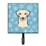 Caroline'S Treasures Bb1656Sh4 Snowflake Yellow Labrador Leash Or Key Holder, Small, Multicolor