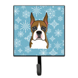 Caroline'S Treasures Bb1657Sh4 Snowflake Boxer Leash Or Key Holder, Small, Multicolor