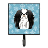 Caroline'S Treasures Bb1664Sh4 Snowflake Japanese Chin Leash Or Key Holder, Small, Multicolor