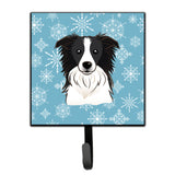 Caroline'S Treasures Bb1675Sh4 Snowflake Border Collie Leash Or Key Holder, Small, Multicolor