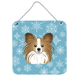 Caroline'S Treasures Snowflake Papillon Wall Or Door Hanging Prints Bb1682Ds66, 6Hx6W, Multicolor