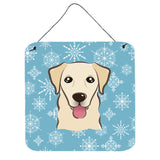 Caroline'S Treasures Snowflake Golden Retriever Wall Or Door Hanging Prints Bb1686Ds66, 6Hx6W, Multicolor