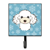 Caroline'S Treasures Bb1691Sh4 Snowflake White Poodle Leash Or Key Holder, Small, Multicolor