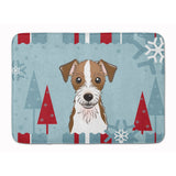 Caroline'S Treasures Winter Holiday Jack Russell Terrier Floor Mat, 19 X 27, Multicolor