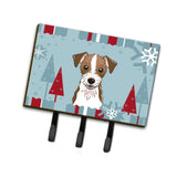 Caroline'S Treasures Bb1698Th68 Winter Holiday Jack Russell Terrier Leash Or Key Holder, Large, Multicolor