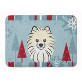 Caroline'S Treasures Winter Holiday Pomeranian Floor Mat, 19 X 27, Multicolor