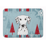 Caroline'S Treasures Winter Holiday Dalmatian Floor Mat, 19 X 27, Multicolor