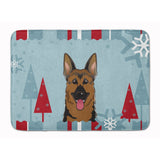Caroline'S Treasures Winter Holiday German Shepherd Floor Mat, 19 X 27, Multicolor