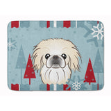 Caroline'S Treasures Winter Holiday Pekingese Floor Mat, 19 X 27, Multicolor