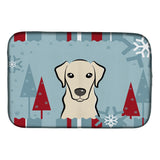 Caroline'S Treasures Bb1718Ddm Dish Drying Mat, 14 X 21, Winter Holiday