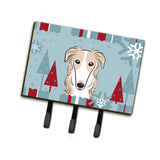 Caroline'S Treasures Bb1724Th68 Winter Holiday Borzoi Leash Or Key Holder, Large, Multicolor