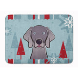 Caroline'S Treasures Winter Holiday Weimaraner Floor Mat, 19 X 27, Multicolor
