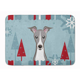 Caroline'S Treasures Winter Holiday Italian Greyhound Floor Mat, 19 X 27, Multicolor