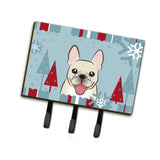 Caroline'S Treasures Bb1734Th68 Winter Holiday French Bulldog Leash Or Key Holder, Large, Multicolor
