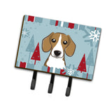 Caroline'S Treasures Bb1735Th68 Winter Holiday Beagle Leash Or Key Holder, Large, Multicolor