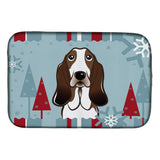 Caroline'S Treasures Bb1739Ddm Dish Drying Mat, 14 X 21, Winter Holiday