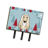 Caroline'S Treasures Bb1740Th68 Winter Holiday Afghan Hound Leash Or Key Holder, Large, Multicolor