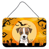 Caroline'S Treasures Halloween Jack Russell Terrier Wall Or Door Hanging Prints Bb1760Ds812, 8Hx12W, Multicolor
