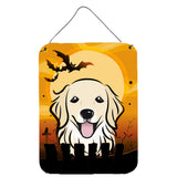 Caroline'S Treasures Halloween Golden Retriever Wall Or Door Hanging Prints Bb1763Ds1216, 16Hx12W, Multicolor