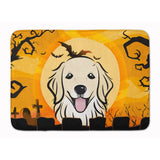 Caroline'S Treasures Halloween Golden Retriever Floor Mat, 19 X 27, Multicolor