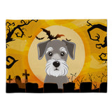Caroline'S Treasures Bb1764Plmt Halloween Schnauzer Fabric Placemat, Multicolor