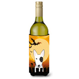 Caroline'S Treasures Halloween Bull Terrier Wine Bottle Koozie Hugger, 750 Ml, Multicolor