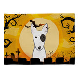 Caroline'S Treasures Bb1767Plmt Halloween Bull Terrier Fabric Placemat, Multicolor