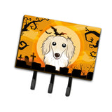 Caroline'S Treasures Bb1770Th68 Halloween Longhair Crme Dachshund Leash Or Key Holder, Large, Multicolor