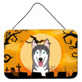 Caroline'S Treasures Halloween Alaskan Malamute Wall Or Door Hanging Prints Bb1776Ds812, 8Hx12W