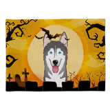 Caroline'S Treasures Bb1776Plmt Halloween Alaskan Malamute Fabric Placemat, Multicolor