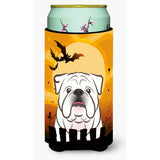 Caroline'S Treasures Halloween White English Bulldog Tall Boy Koozie Hugger, Multicolor
